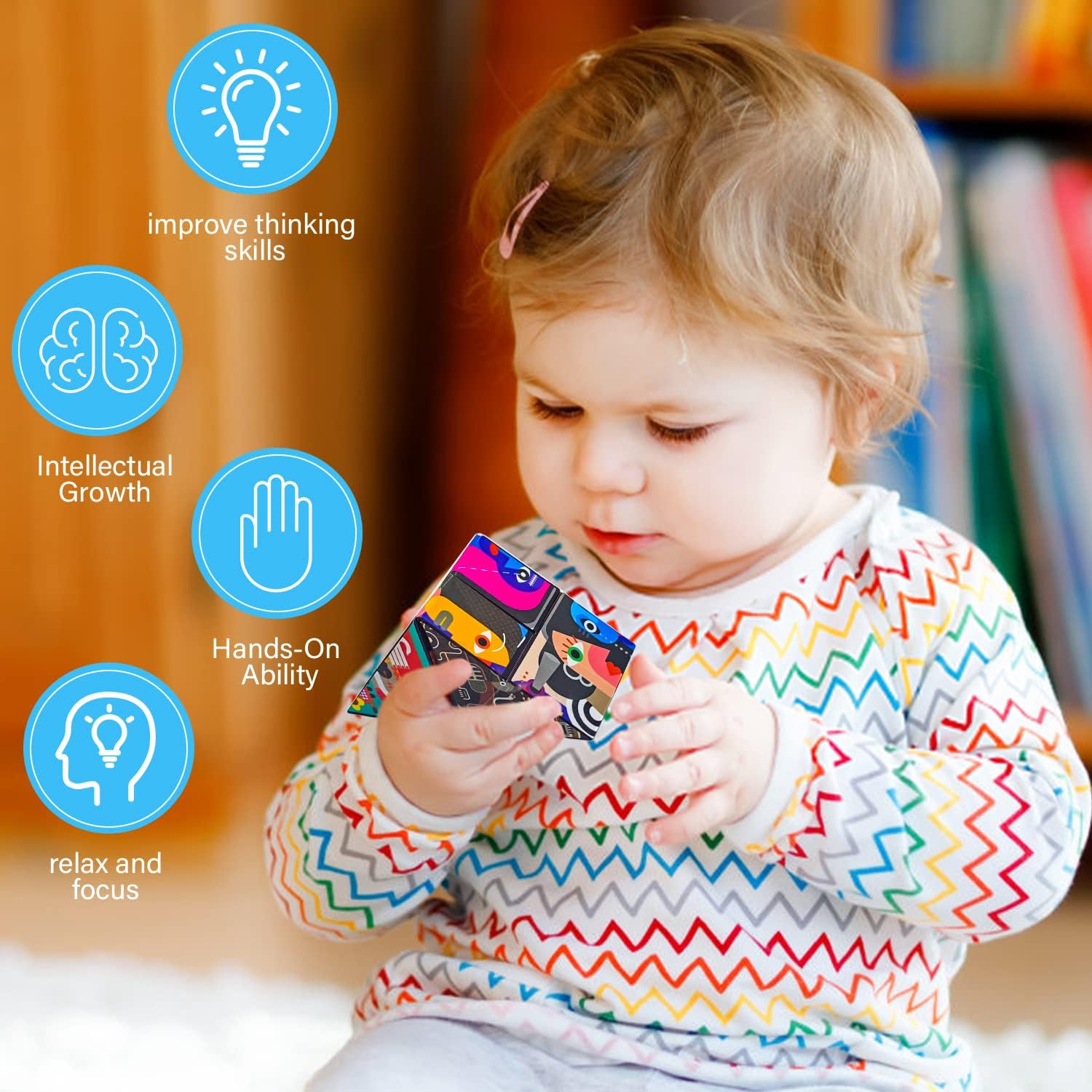Abstract Fidgets Infinity 3D Changeable Shape Shifting Origami Cube – Fidget & Co.