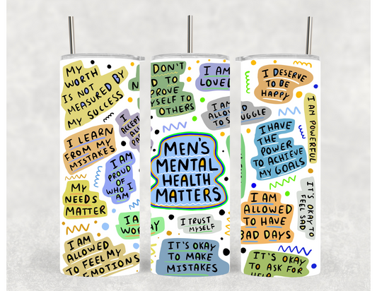 Men’s mental health matters - 20oz Tumbler