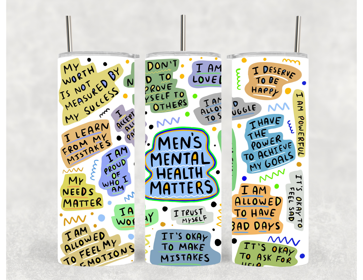 Men’s mental health matters - 20oz Tumbler