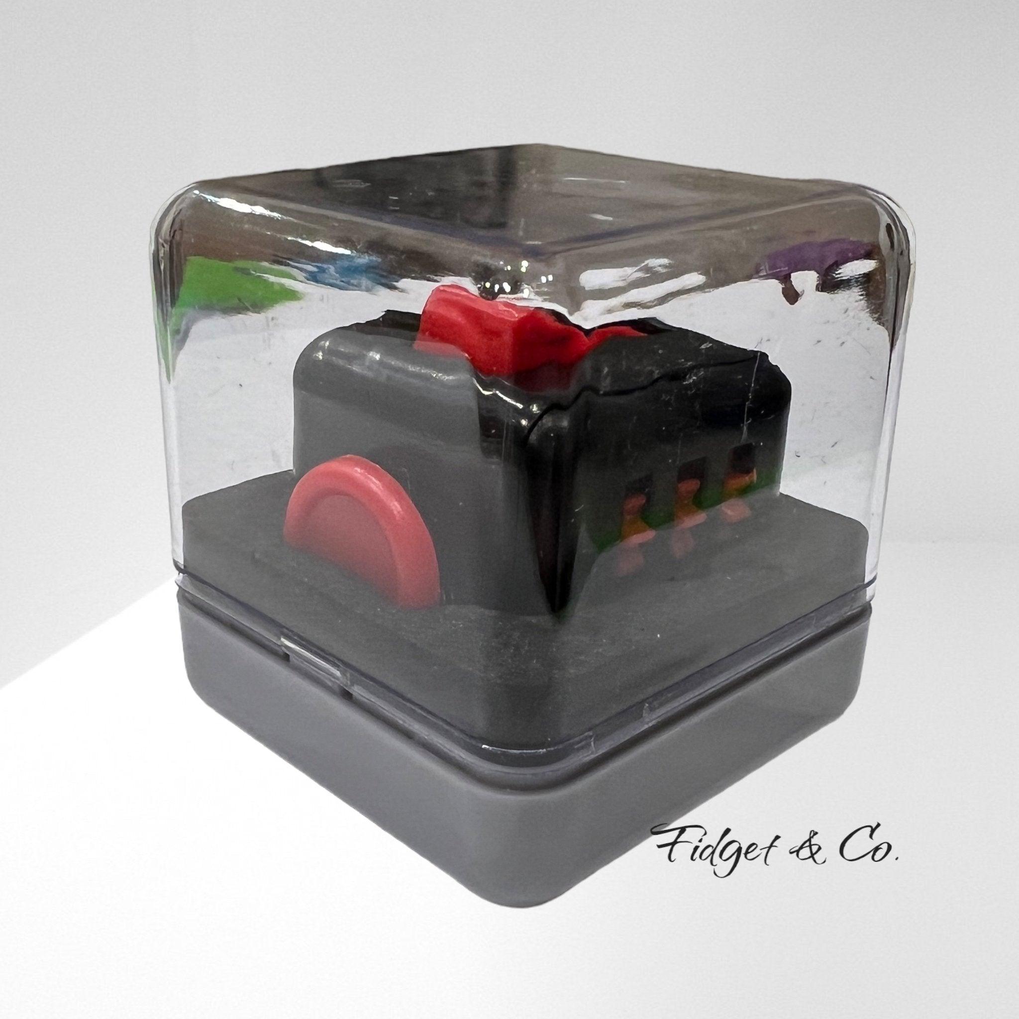 6 Way Fidget 6 Sided Fidget Cube with Protective Display/Case – Fidget & Co.