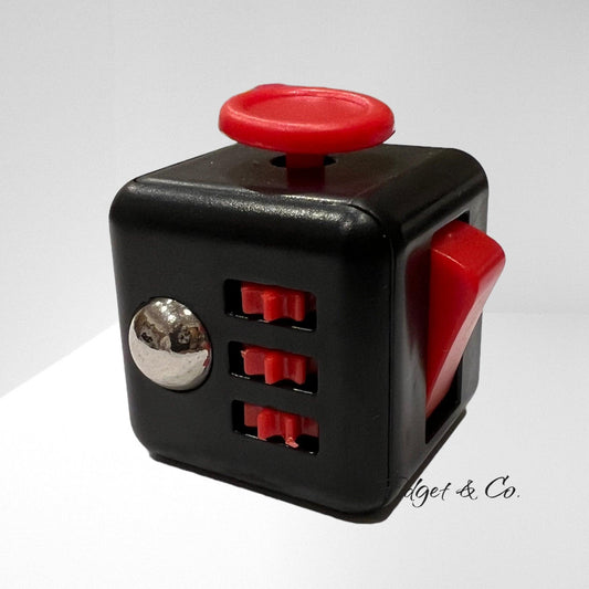 6 Sided Fidget Cube with Protective Display/Case - Fidget & Co.