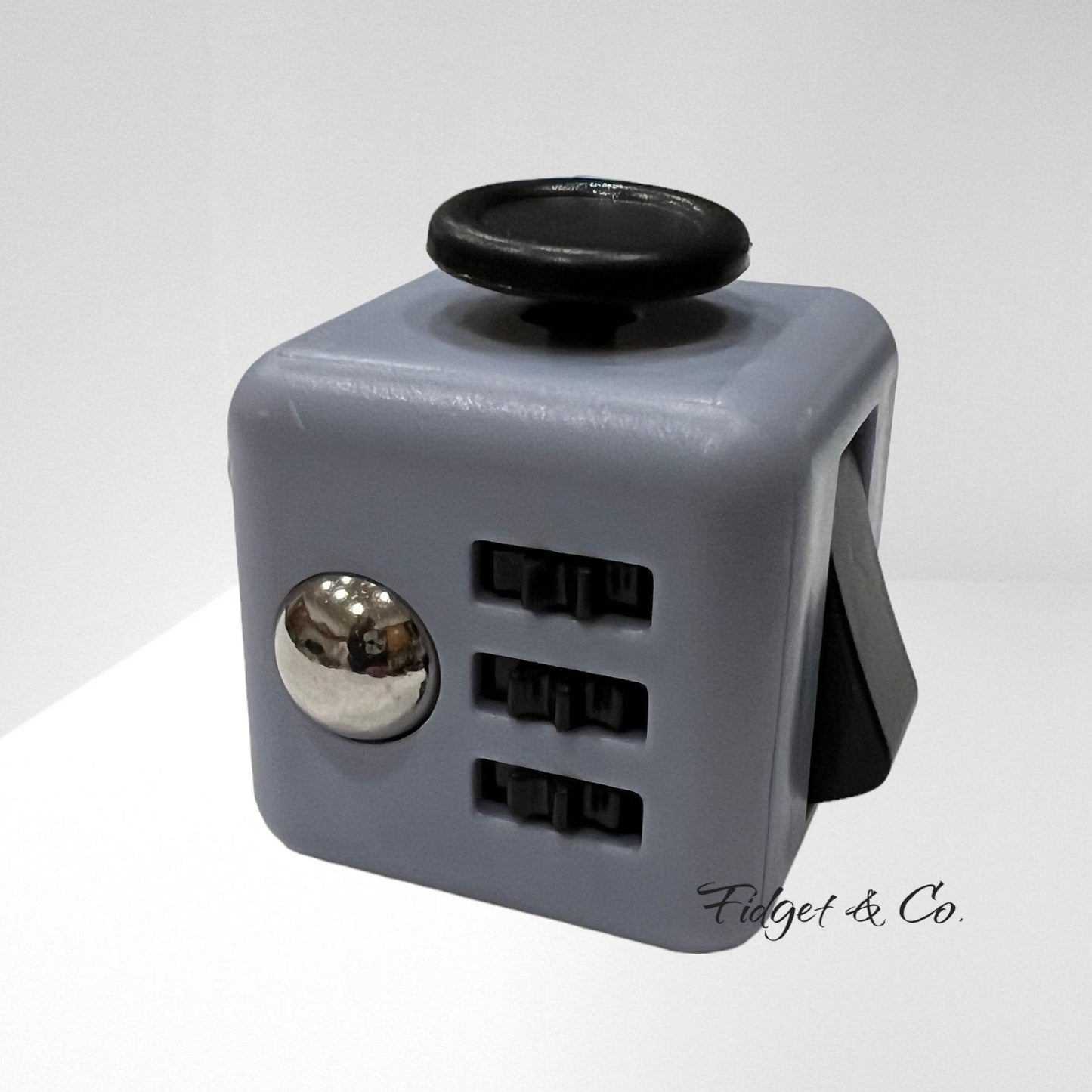 6 Sided Fidget Cube with Protective Display/Case - Fidget & Co.