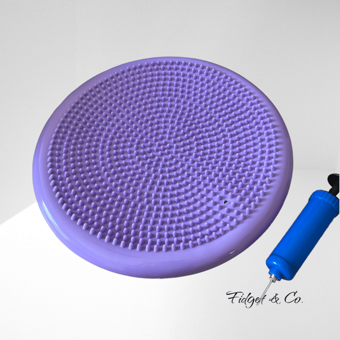 33cm Inflatable Yoga Sensory Stability Balance Disc | Wobble or Wiggle Cushion with Free pump - Fidget & Co.