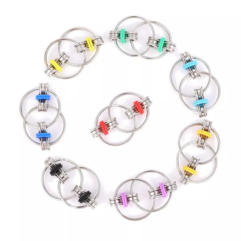 Flip Sensory Bike Chain Metal Fidgets - Fidget & Co.