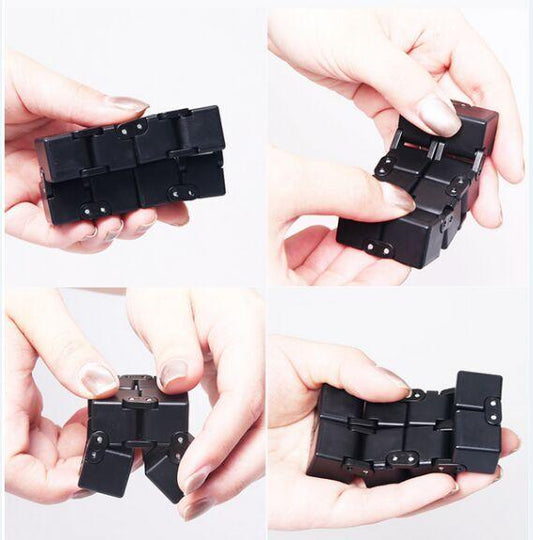 Infinity Cube Fidget - Black - Fidget & Co.