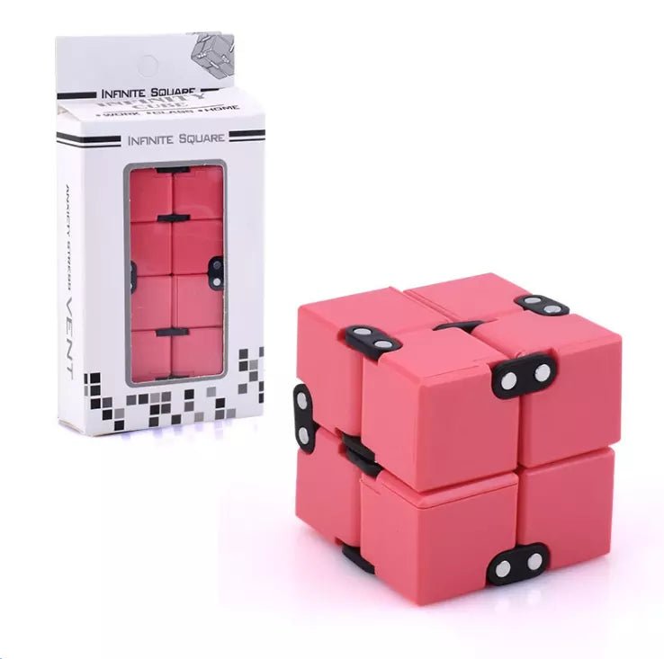 Pink Infinity Cube Coral Infinity Cube| Infinity Cube | Cubes | Fidget – Fidget & Co.