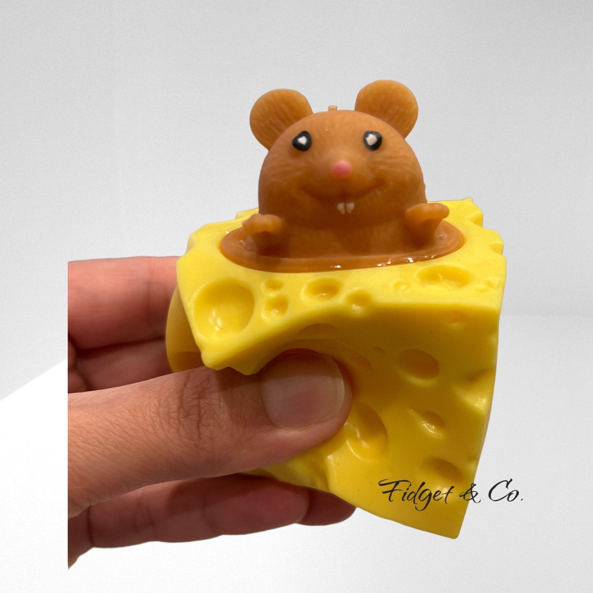Mouse in Cheese Stress Relief Fidget Toy - Fidget & Co.