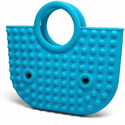 POP IT TOTE Handbags - Fidget & Co. Blue