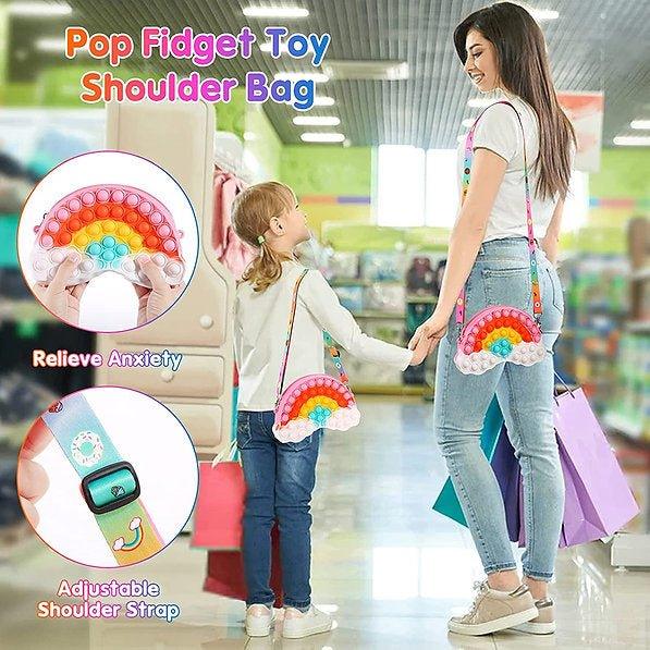 Rainbow POP IT bag - Fidget & Co.