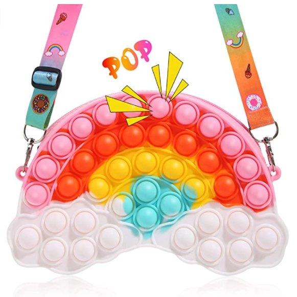 Rainbow POP IT bag - Fidget & Co.