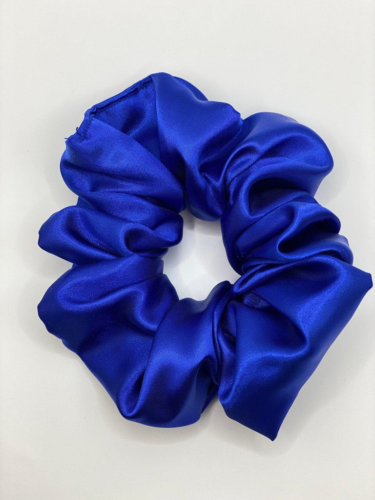 Scrunchie - Satin Blue - Fidget & Co.