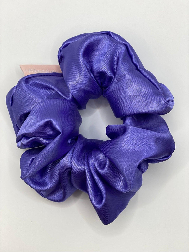 Scrunchie - Satin Purple - Fidget & Co.