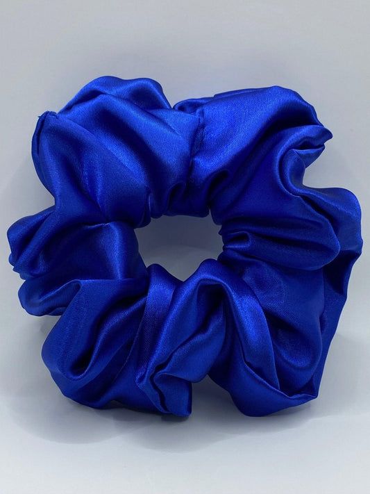 Scrunchies - Satin Blue - Fidget & Co.