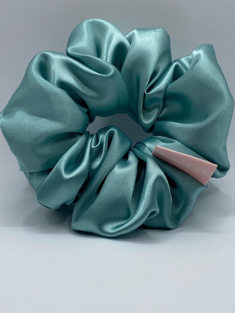 Scrunchies - Satin Mint - Fidget & Co.