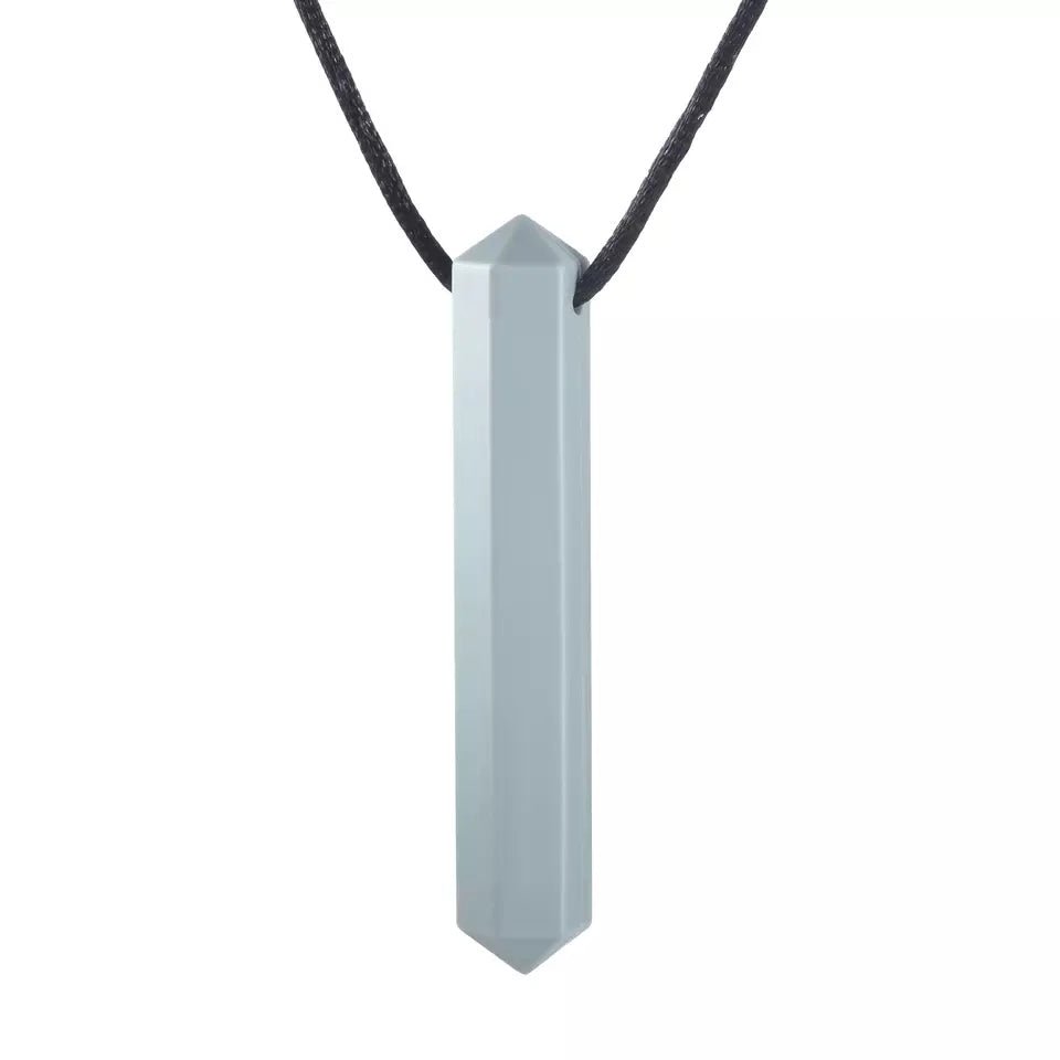 Sensory Crystal shaped Chewelry Silcone Pendant Necklace - Fidget & Co.