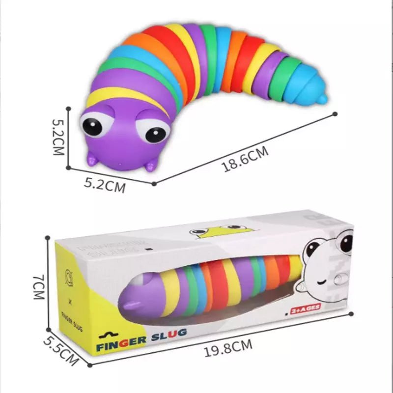Slug Fidgit Rainbow Sensory Wriggly Fidget Slugs – Fidget & Co.